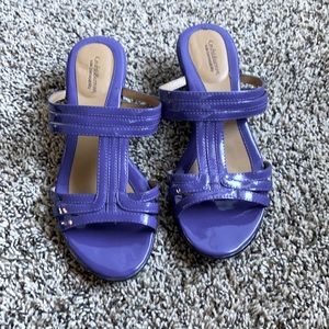 Croft and Barrow slide on dress sandals